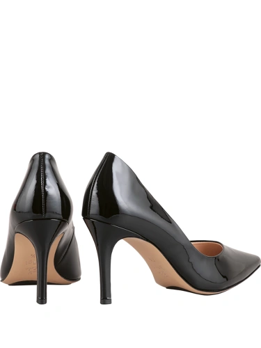 HOGL women's pumps lacquered black (2)