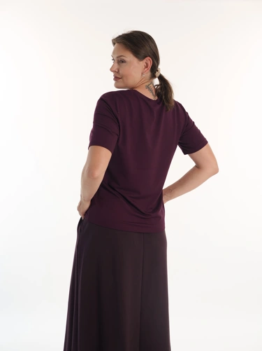 ERNST FABER Women's Burgundy Skirt (2)