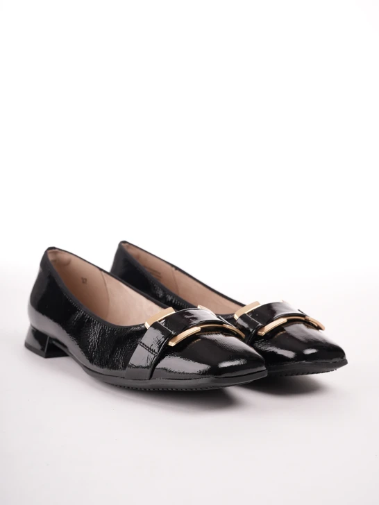 CAPRICE women's ballerinas lacquer black