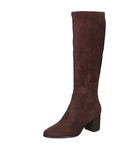 CAPRICE Women's Stretch Brown Knee-High Boots (3)