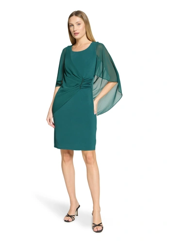 VERA MONT ladies green formal dress with buckle (2)