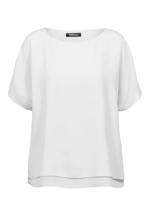 FRANK WALDER ladies blouse white