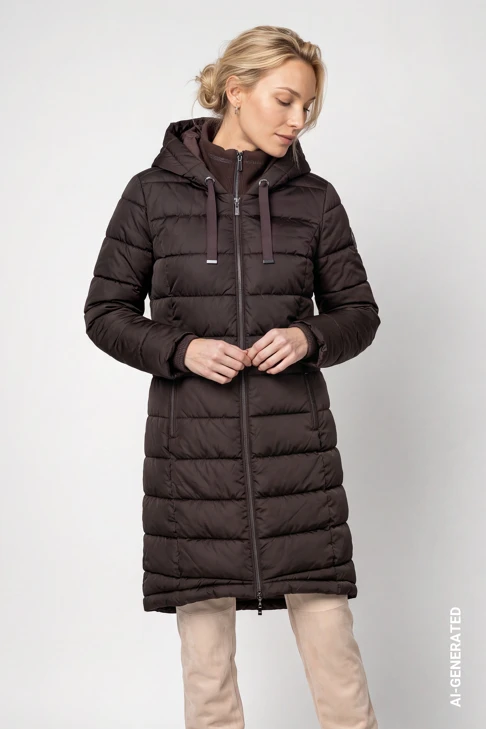 MONARI FASHION SHOW Women's Brown Coat