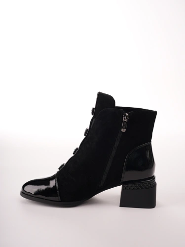 EPICA Women's Ankle Boots, Black Suede (3)