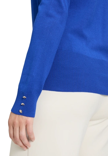 BETTY BARCLAY ladies blue turtleneck sweater (4)