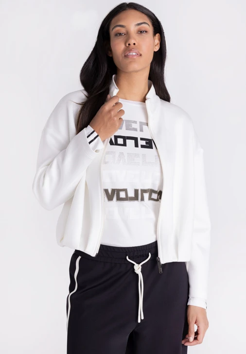 TUZZI Women's Cream-Colored Blouson