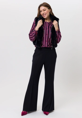 TUZZI RED EDITIO women's blouse blue-red with stripes (3)