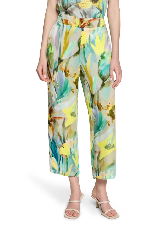 BETTY BARCLAY ladies floral lightweight trousers