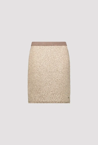 MONARI VERONA women's skirt beige moccha knitted (6)