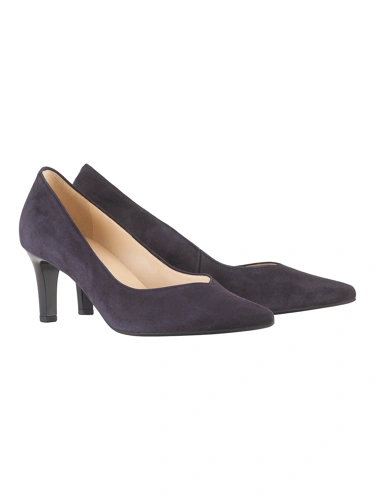 HOGL Women's Blue Suede Pumps