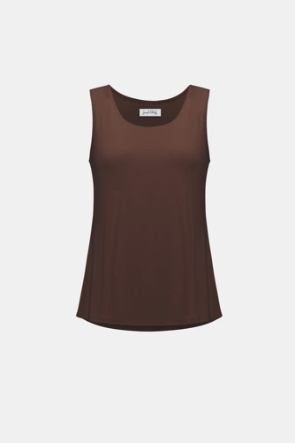 JOSEPH RIBKOFF ladies tank top brown (4)
