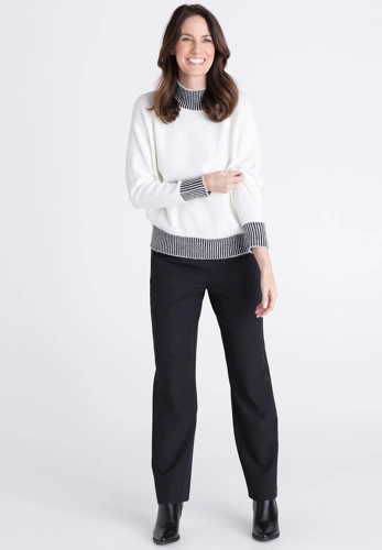 FRANK WALDER Women's Cream Sweater (2)