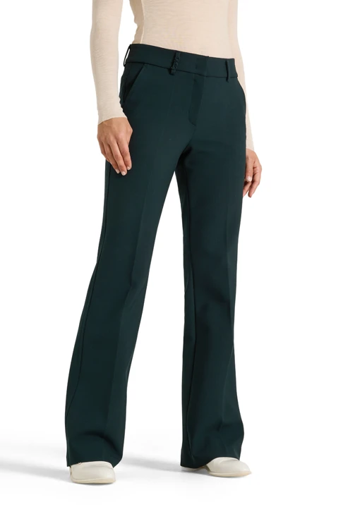 CAMBIO FRANCE Women's Petrol-Blue Pants