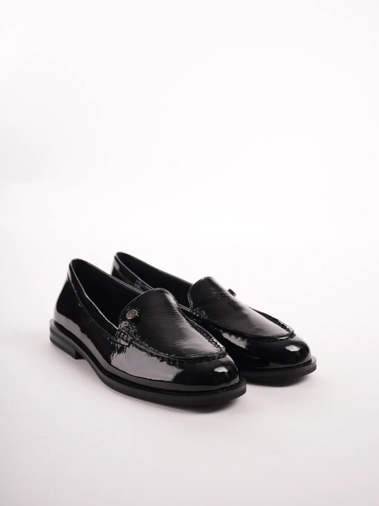 EPICA ladies moccasins black with decorative detail