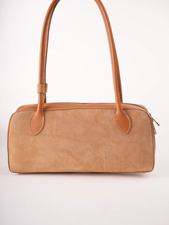 GROSSO BAG Women's Leather Handbag, Beige