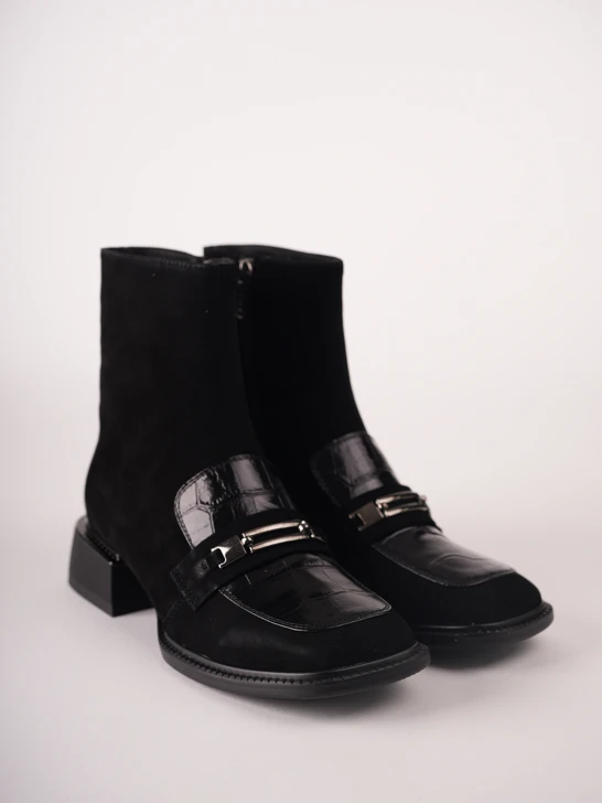 EPICA Women's Ankle Boots, Black Suede