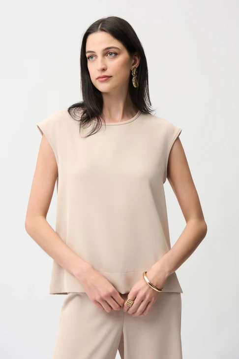 JOSEPH RIBKOFF ladies top beige