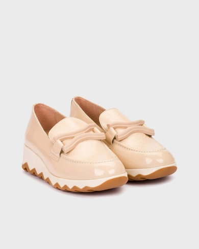 WONDERS women's loafers beige (1)