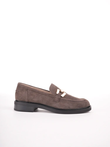 CAPRICE women's suede loafers grey (2)