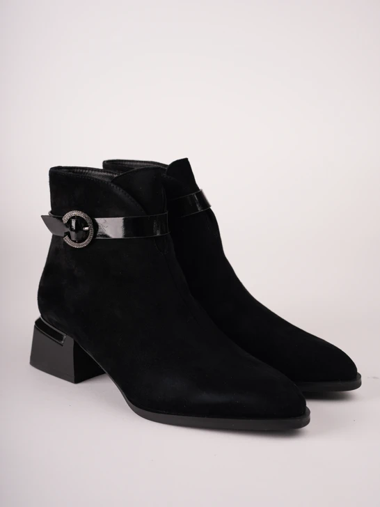 EPICA Women's Ankle Boots, Black Suede