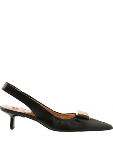 HOGL women's heelless pumps black (2)