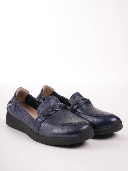 CAPRICE women's blue loafers