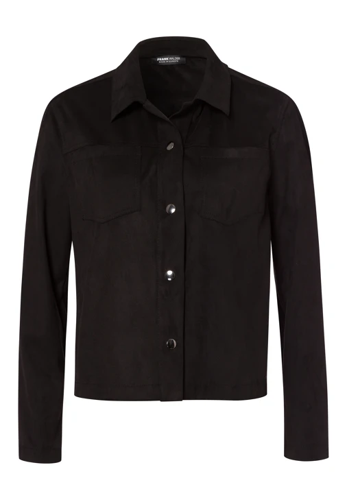 FRANK WALDER ladies shirt black warm