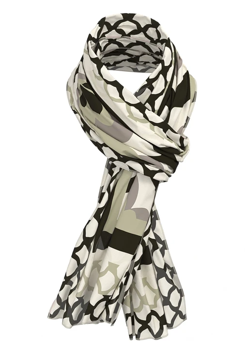 FRANK WALDER Women's Green Scarf