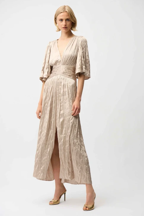 JOSEPH RIBKOFF ladies beige formal dress