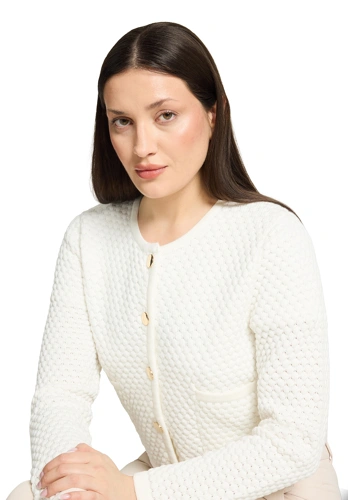 BETTY & CO ladies white sweater with lurex (3)