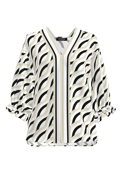 TUZZI LOBSTER BAY ladies blouse coloured