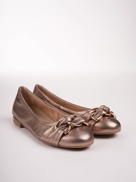 CAPRICE women's ballerinas bronze