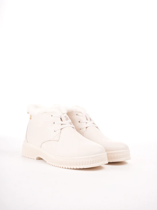 CAPRICE women's ankle leather beige