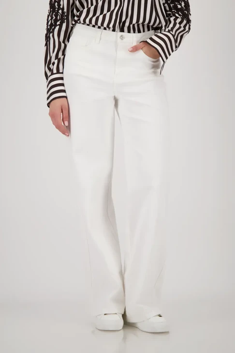 MONARI CAPE TOWN women's trousers white