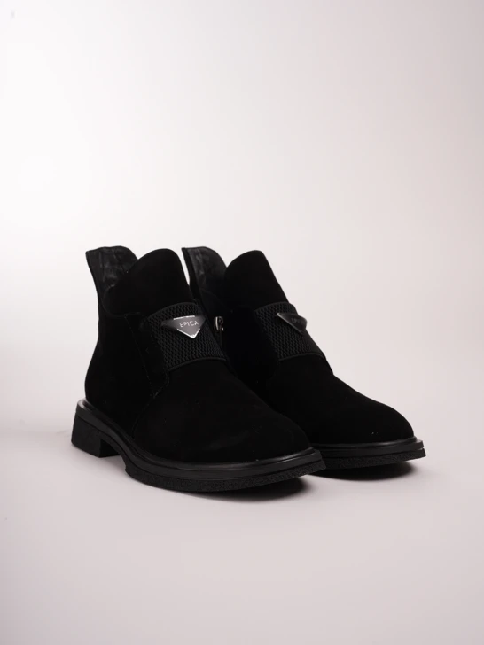 EPICA women's ankle suede black