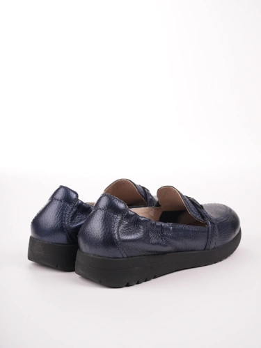 CAPRICE women's blue loafers (1)