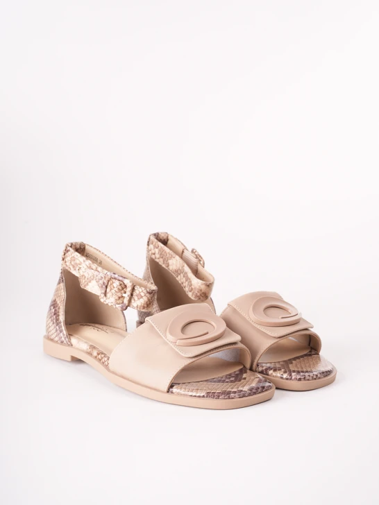 PASS women's sandals snake beige