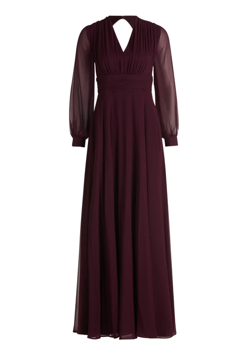 VERA MONT Women's Dress, Dark Burgundy