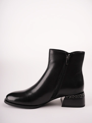 EPICA Women's Black Leather Ankle Boots (3)