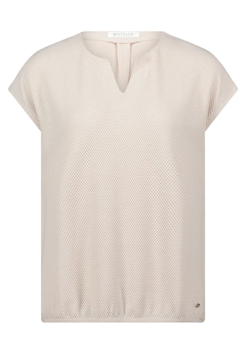 BETTY & CO ladies shirt beige