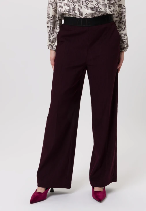 TUZZI GLAM ladies trousers dark burgundy