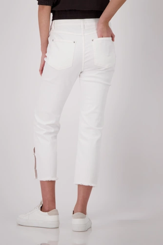 MONARI NAIROBI women's trousers white (2)