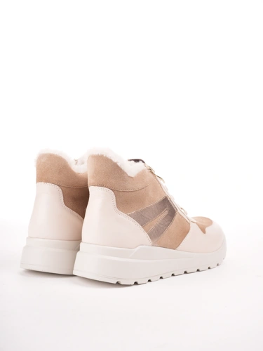 CAPRICE women's ankle boots insulated beige (1)