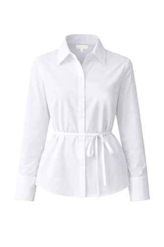 CATNOIR Women's White Shirt with Lacing (6)