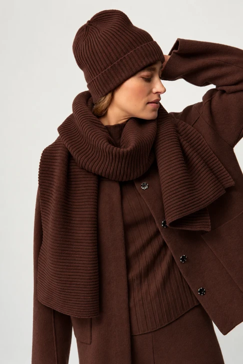 CATNOIR Women's Merino Wool Hat, Brown