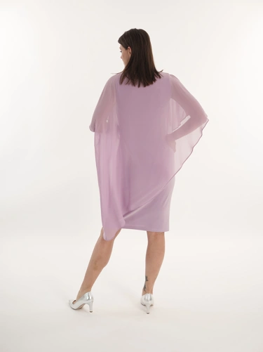 FRANK LYMAN ladies dress lilac formal (2)