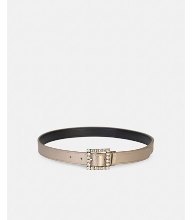 ALMA EN PENA Women's Belt, Beige (4)