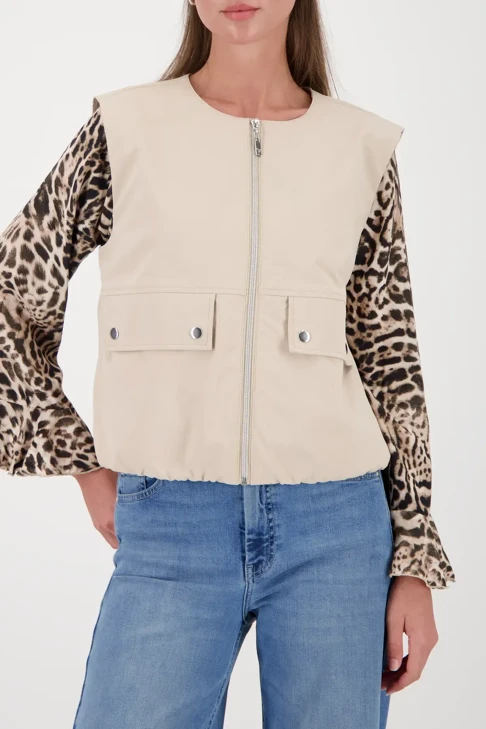 MONARI CAPE TOWN women's vest beige