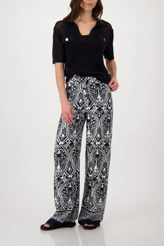 MONARI HAPPY HOUR women's knitted blouse black (2)
