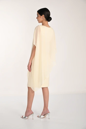 FRANK LYMAN ladies dress vanilla formal (2)